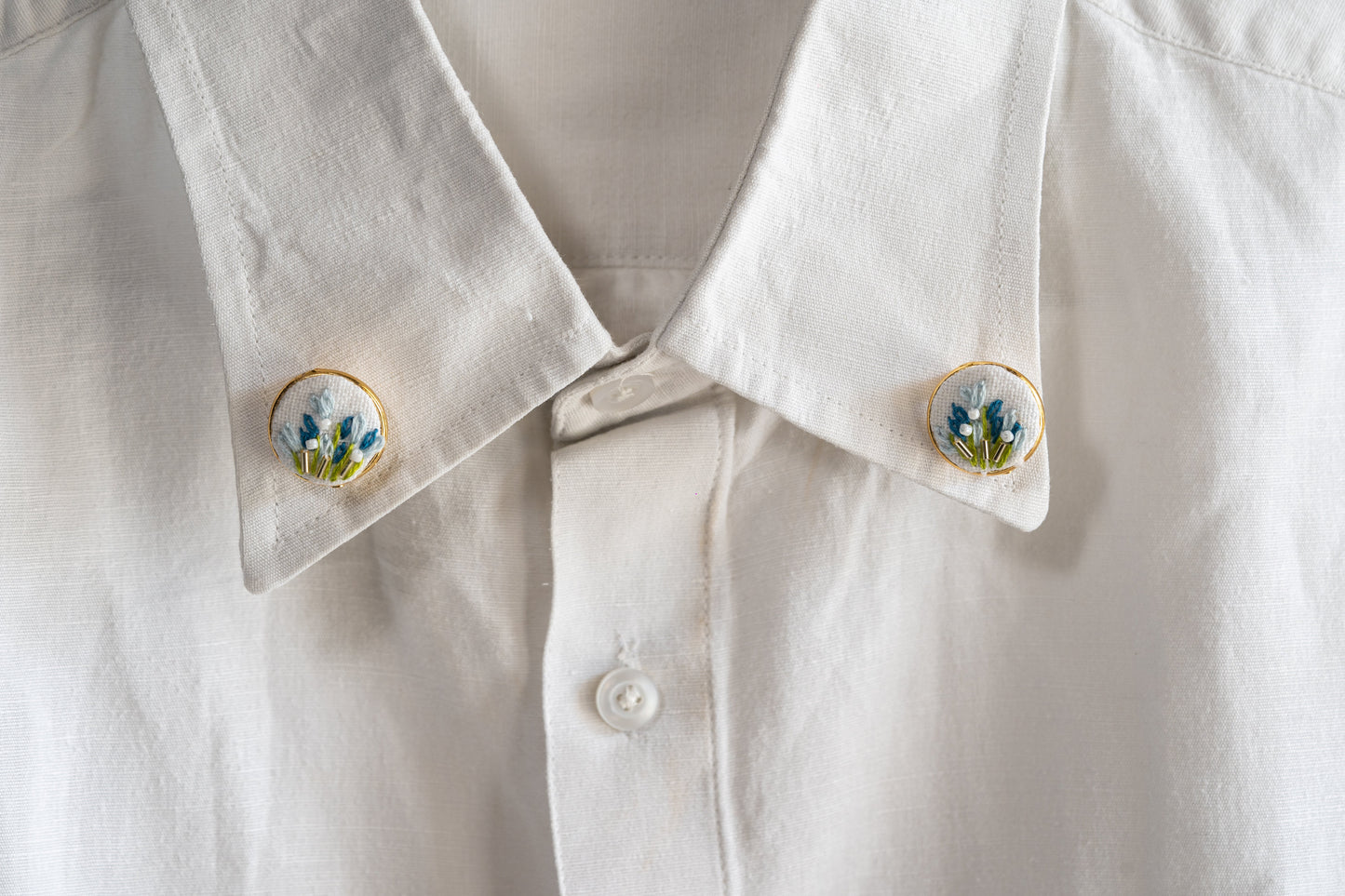 Azure Meadow Brooche