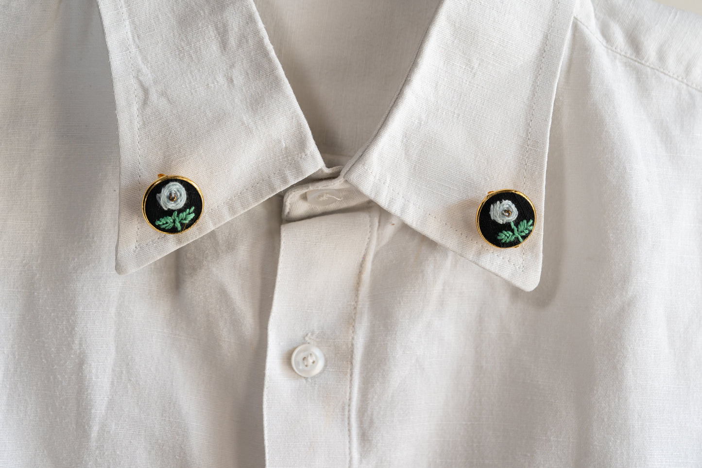 Blue Bloom Brooche