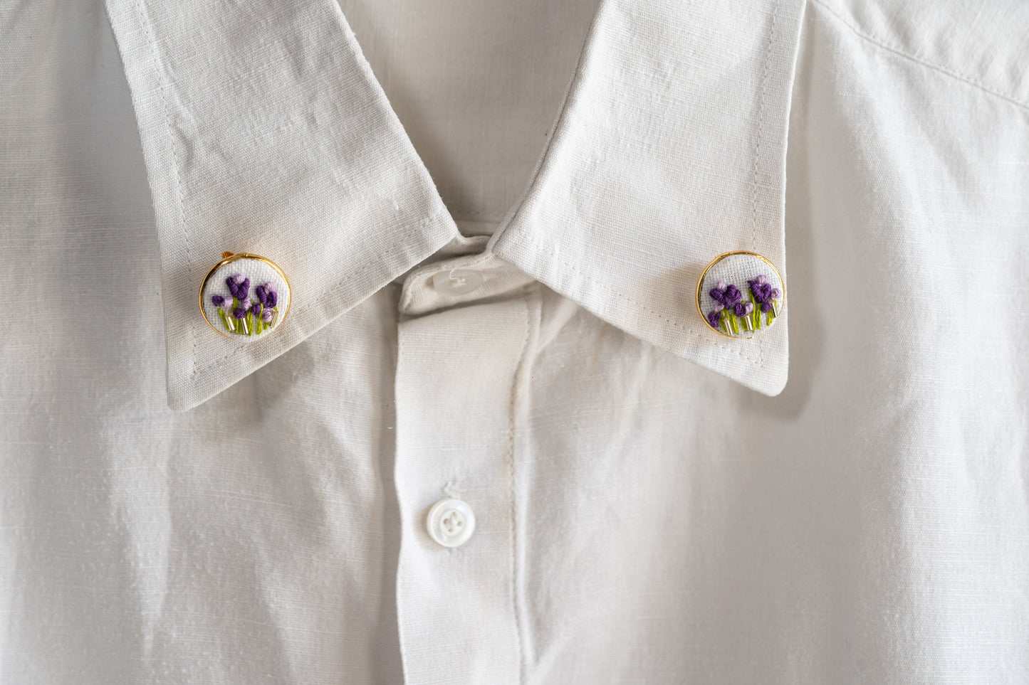 Lavender Fields Brooche