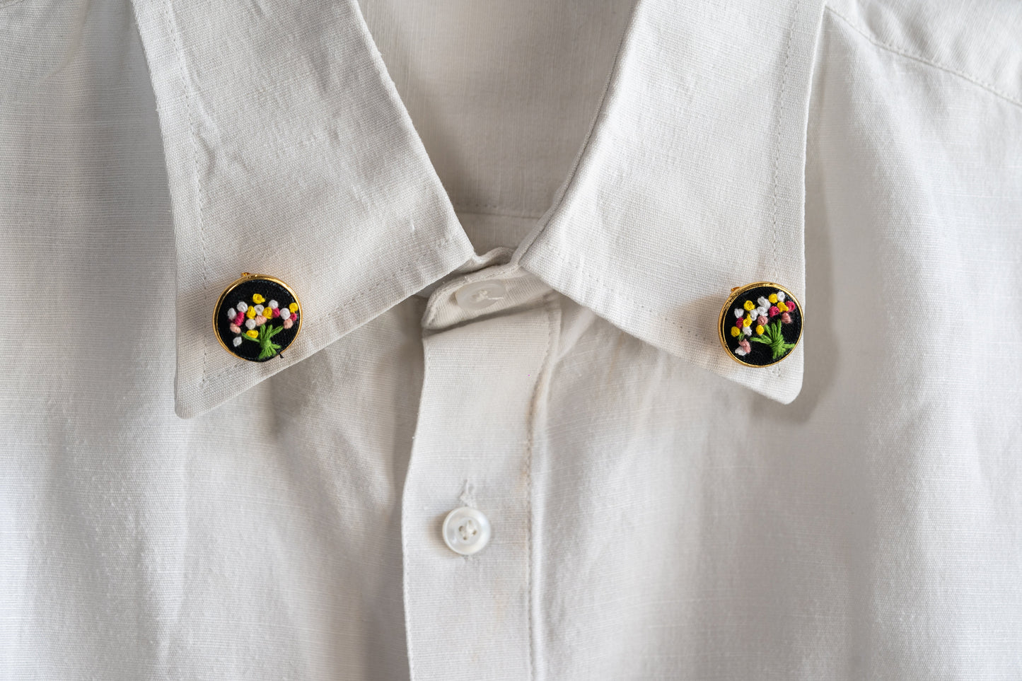 Rainbow Petals Brooche