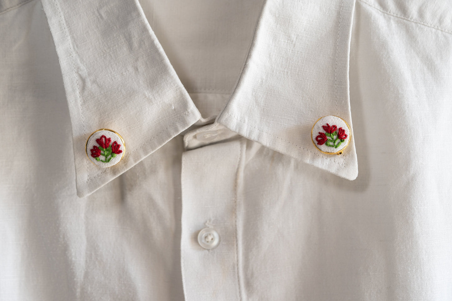 Scarlet Bloom Brooche