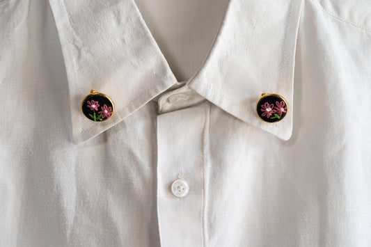Daisy Pink Brooche